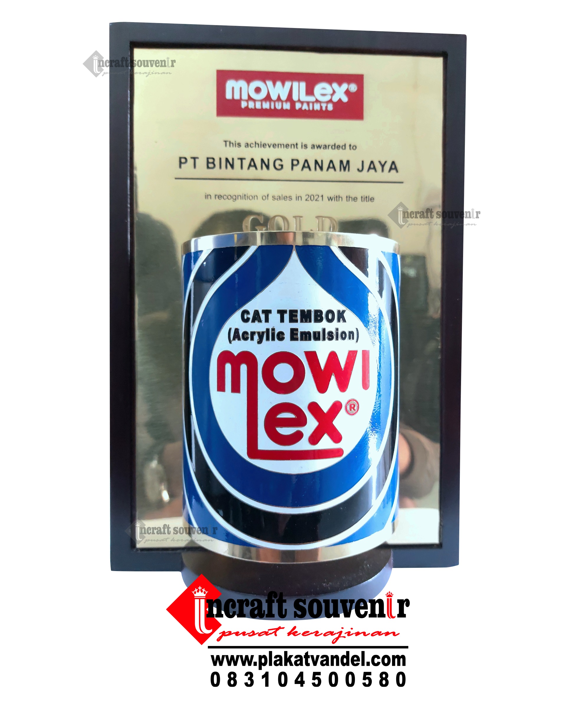 PLAKAT KAYU SEMI MINIATUR CET MOWILEX K38